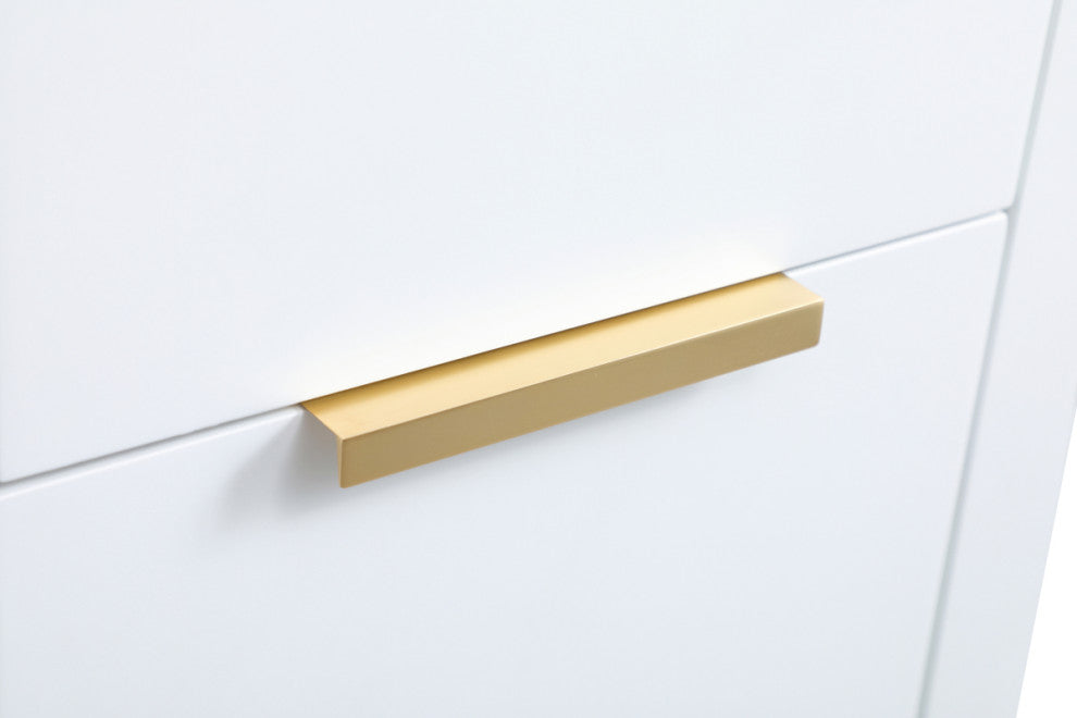 Bethany Single Bathroom Vanity, White, 54"