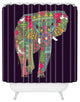 Sharon Turner Painted Elephant Shower Curtain