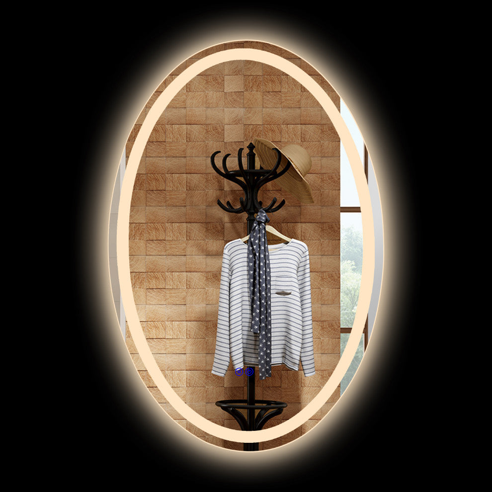 CHLOE Lighting SPECULO Back Lit LED Mirror 4000K, Wam White, 28"