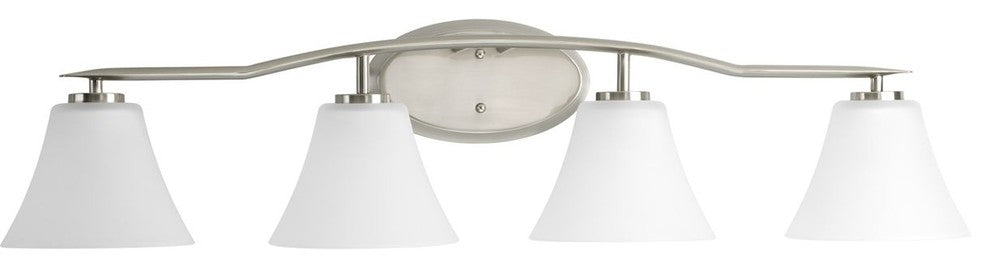 Bravo Collection 4-Light Bath Light, Brushed Nickel