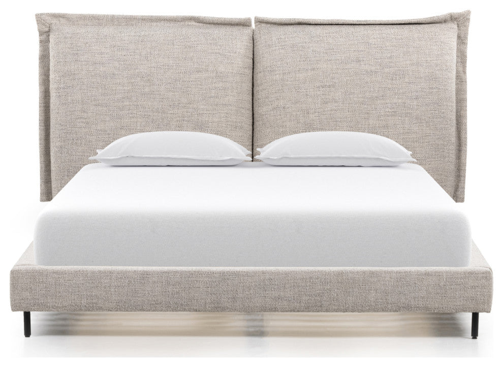 Inwood Bed-Merino Porcelain-King