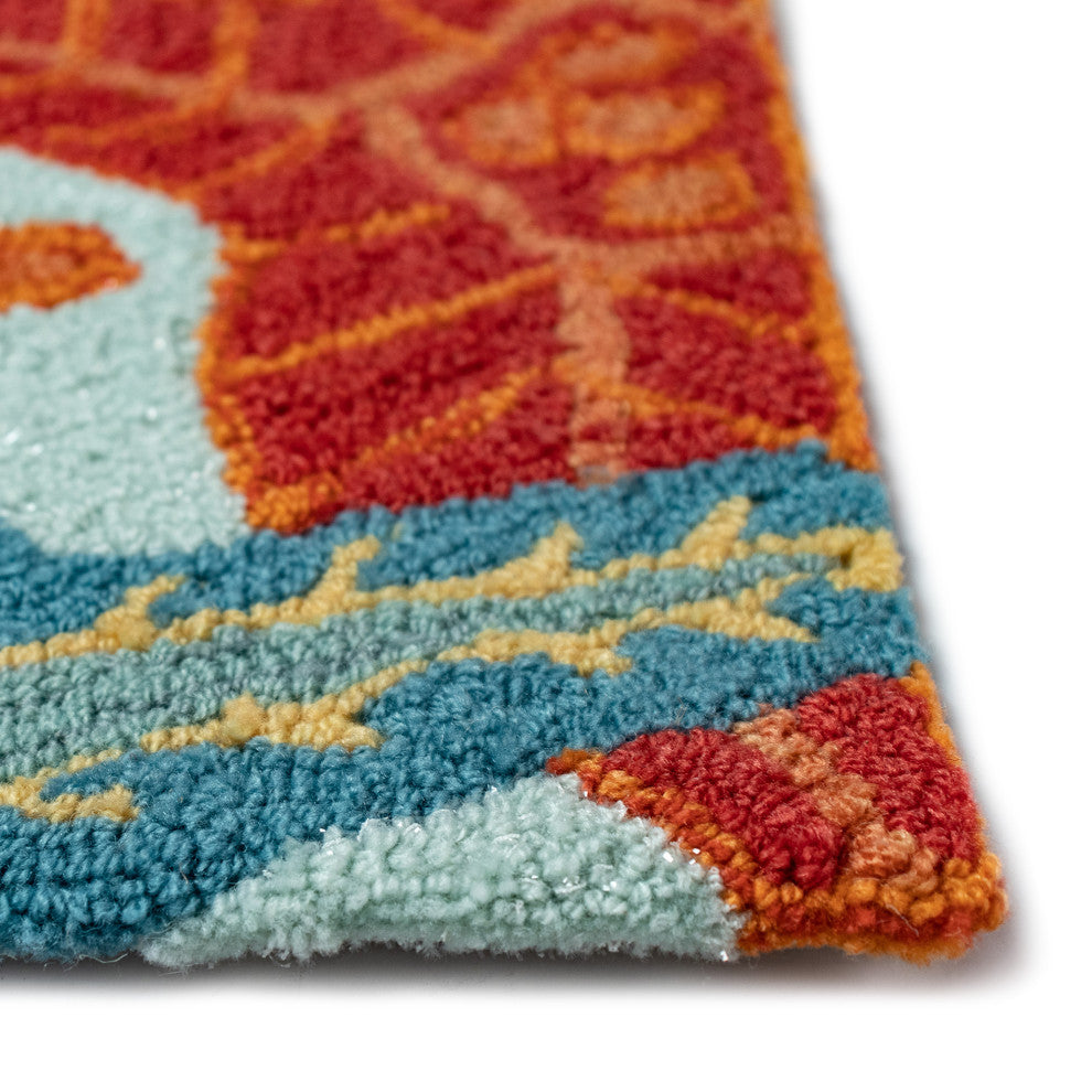 Ravella Ocean View Indoor/Outdoor Rug Blue, Blue, 7'6"x9'6"