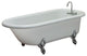 Monarch Biscuit Clawfoot Tub With Biscuit Feet, No Drilled Faucet Hole