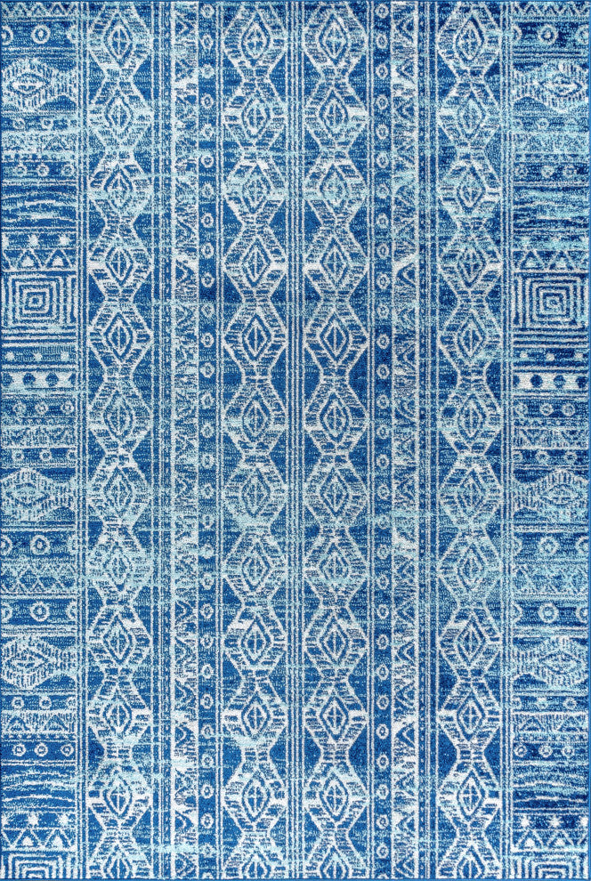 Moroccan HYPE Boho Vintage Tribal Area Rug, 5 X 8