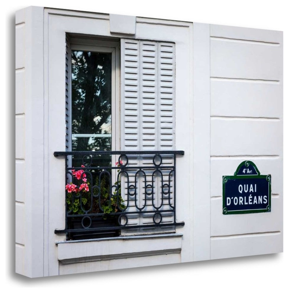 "Quai D Orleans" By H.J. Herrera, Giclee Print on Gallery Wrap Canvas