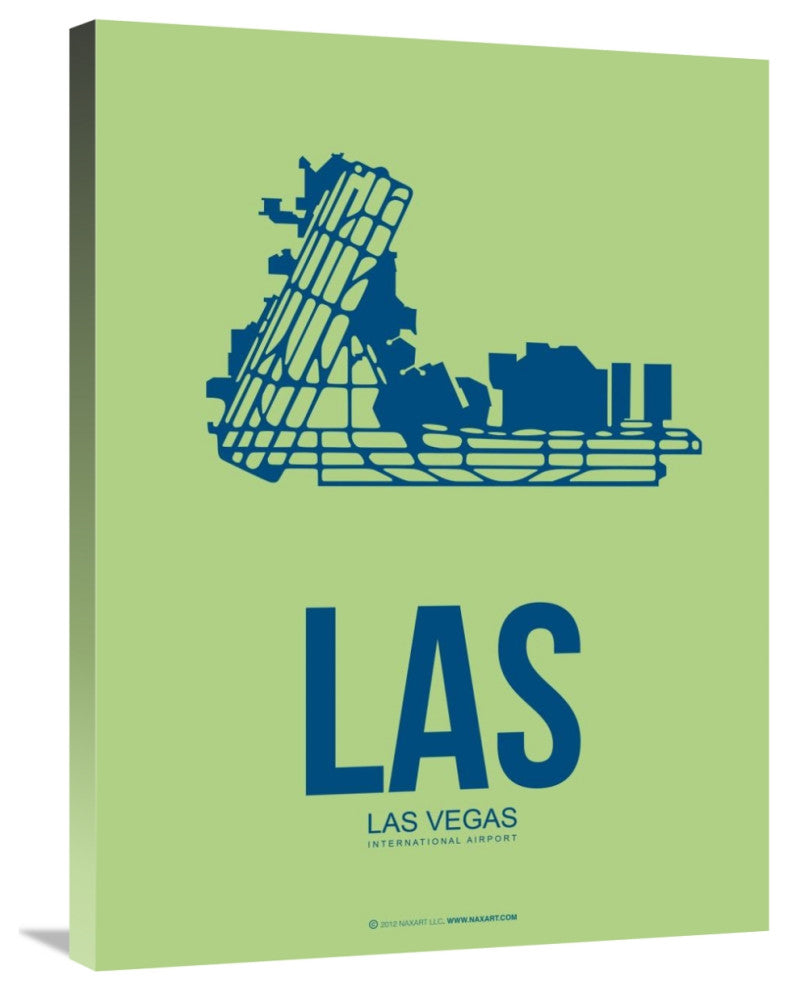 "LAS  Las Vegas Poster 2" Fine Art Print