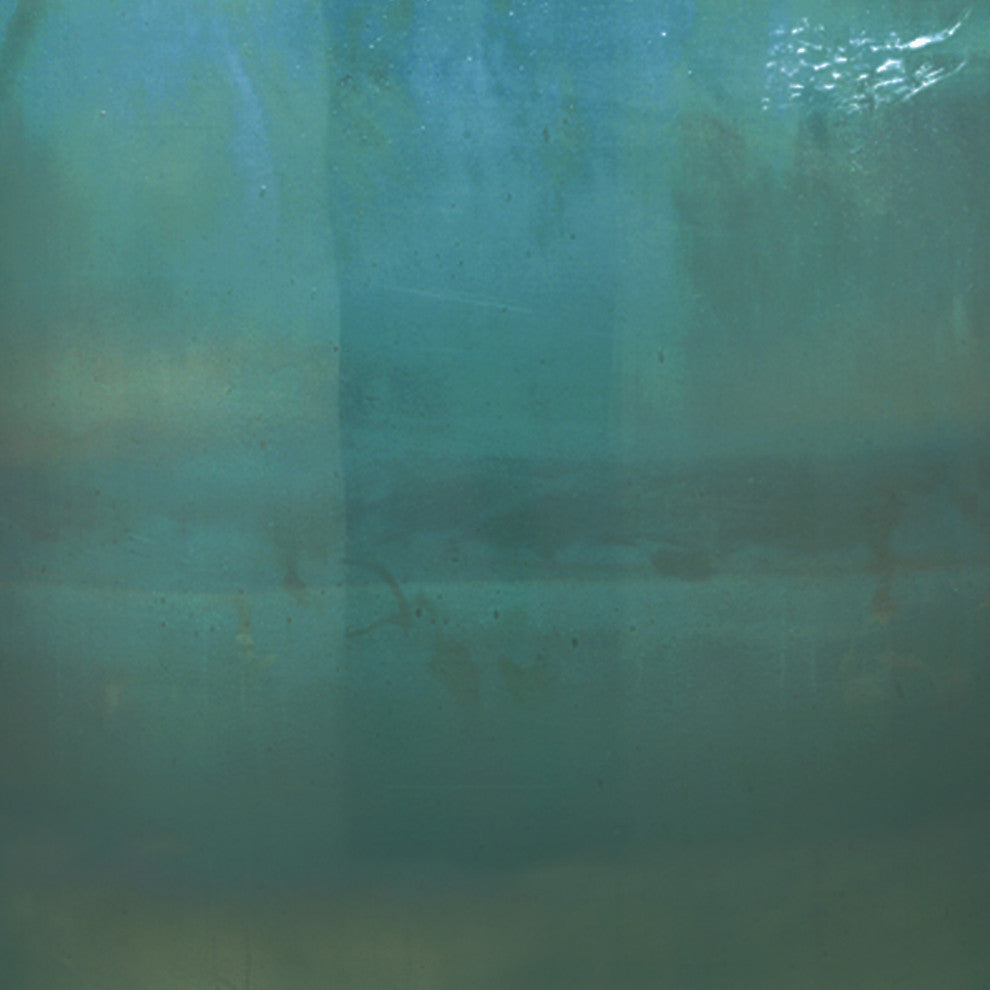 Vapor Hand Blown Glass Vase, Aqua, Large