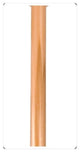 Matthews-Gerbar DownRod, 72", Polished Copper Finish