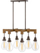 Hinkley Denton Six Light Linear Chandelier 3268IN