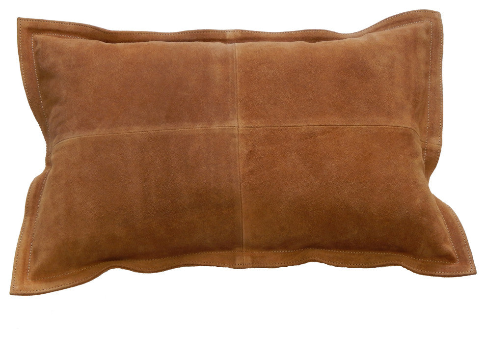 Camel Suede 15x23" Cushion