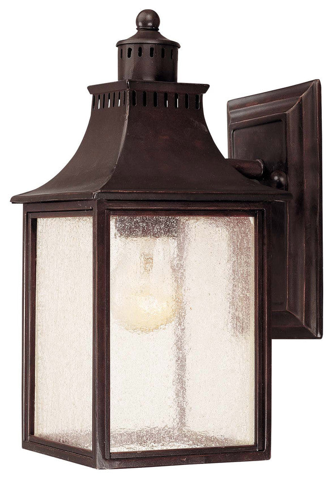 Monte Grande Outdoor Wall-Mount Lantern, English Bronze, 11.5"