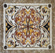 Elegantly Designed Floral Geometric Mosaic, 31x31