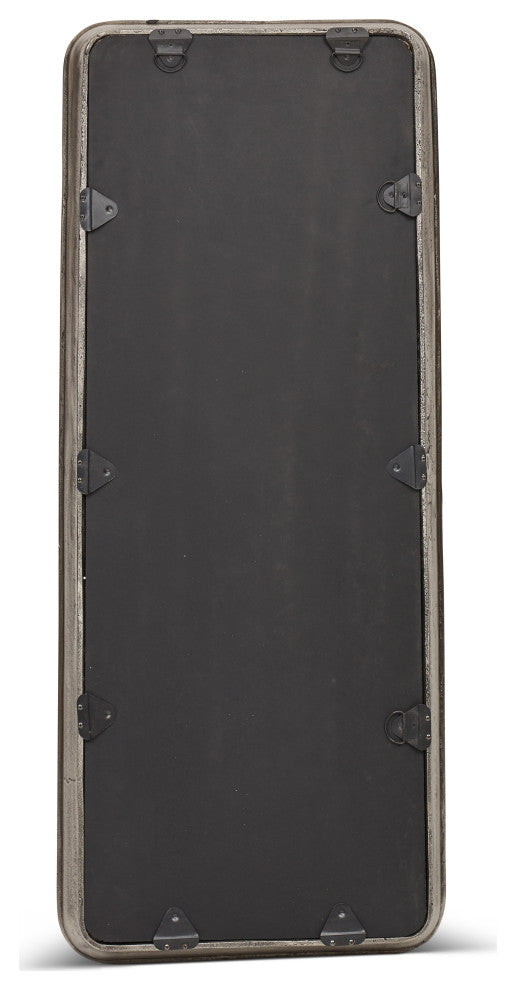 Vinod Wall Mirror, Vintage Silver