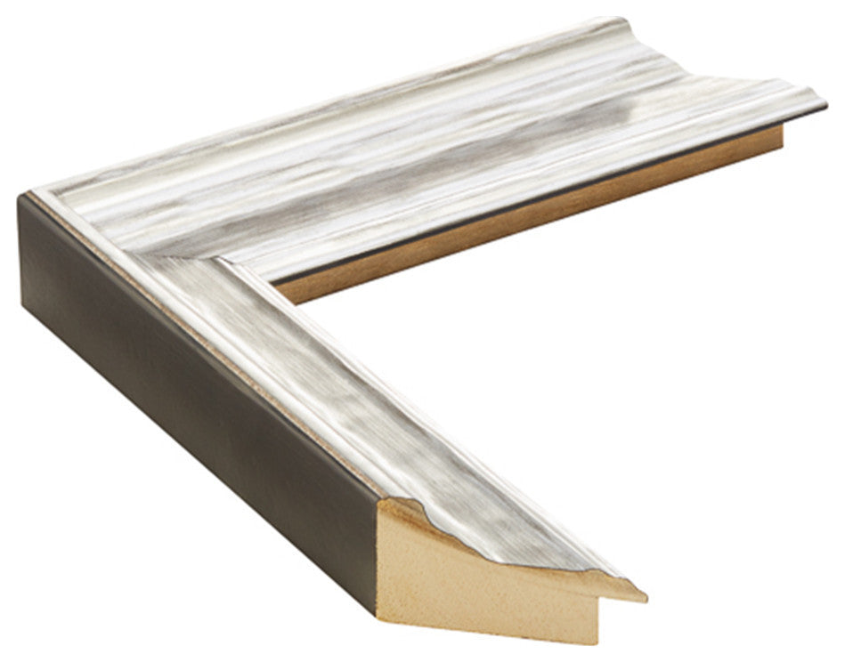 Crenshaw Framed Wall Mirror, Silver, 28" X 60"