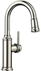 Blanco Empressa 1-Handle Pull-Down Bar Faucets, Polished Nickel