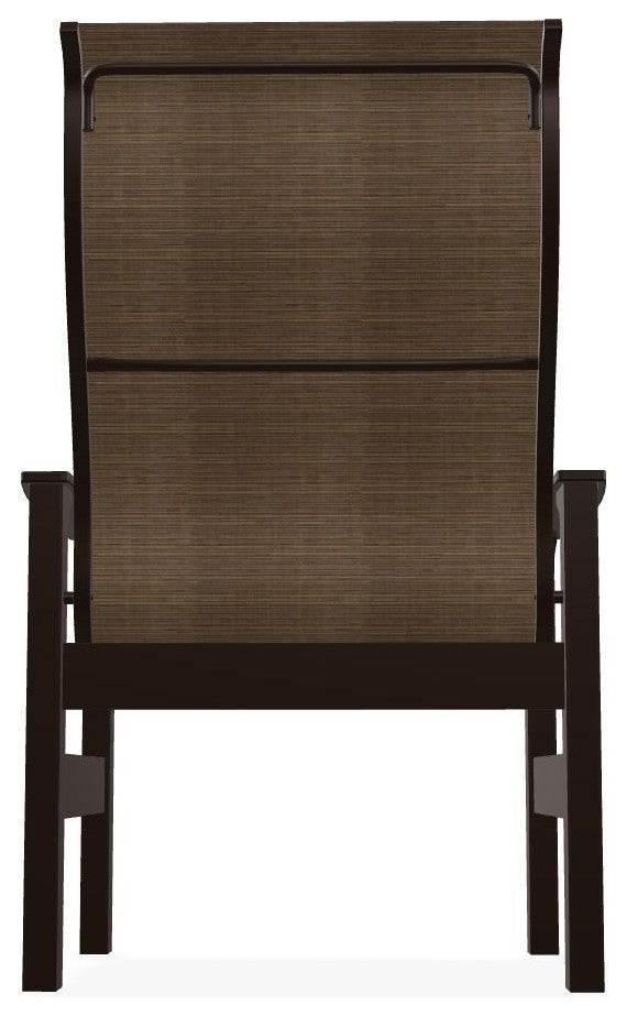 Leeward Sling Outdoor Armchair, Bark/Kona