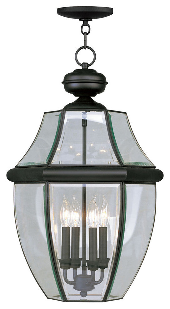 Monterey Outdoor Chain-Hang Light, Black