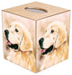 TB130-Golden Retriever Tissue Box Cover
