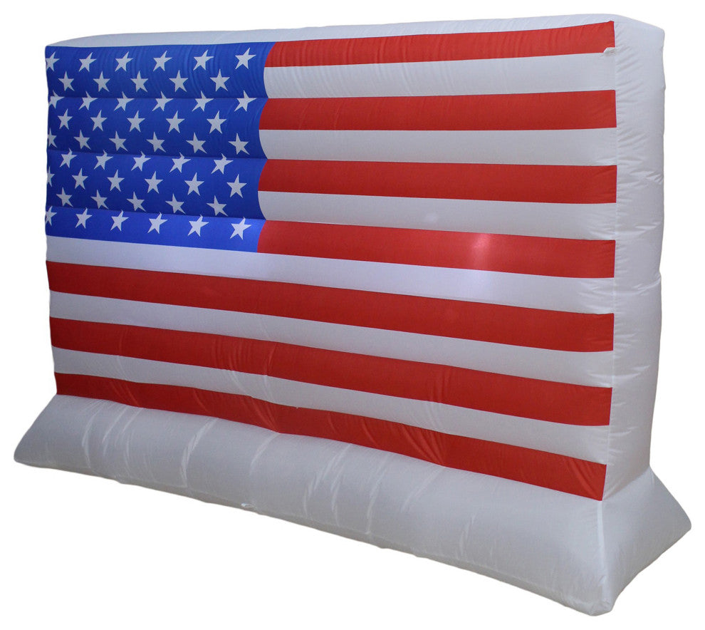 6' Long Patriotic Independence Day American Flag Inflatable Yard Decoration