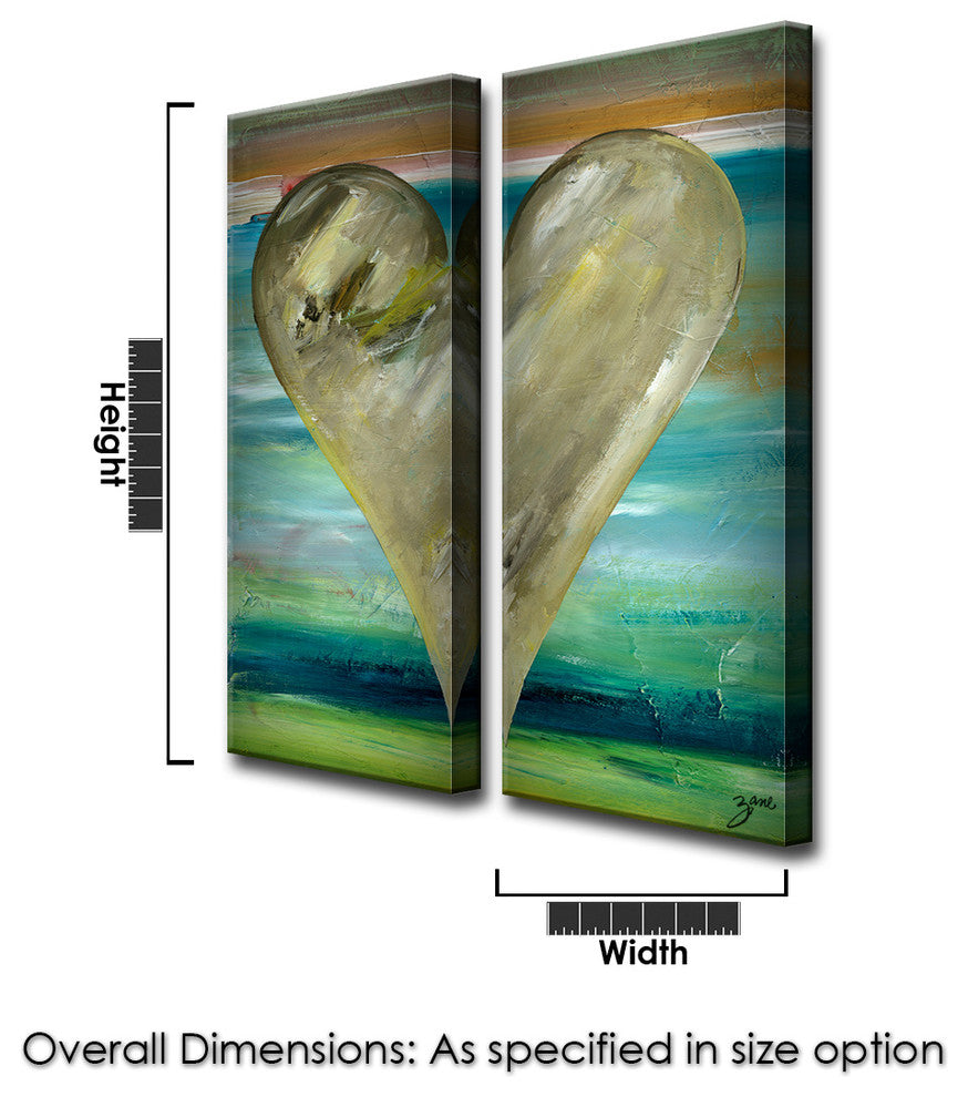 Heartwork "Karachi" 2-Piece Canvas Art Set, 30"x12"