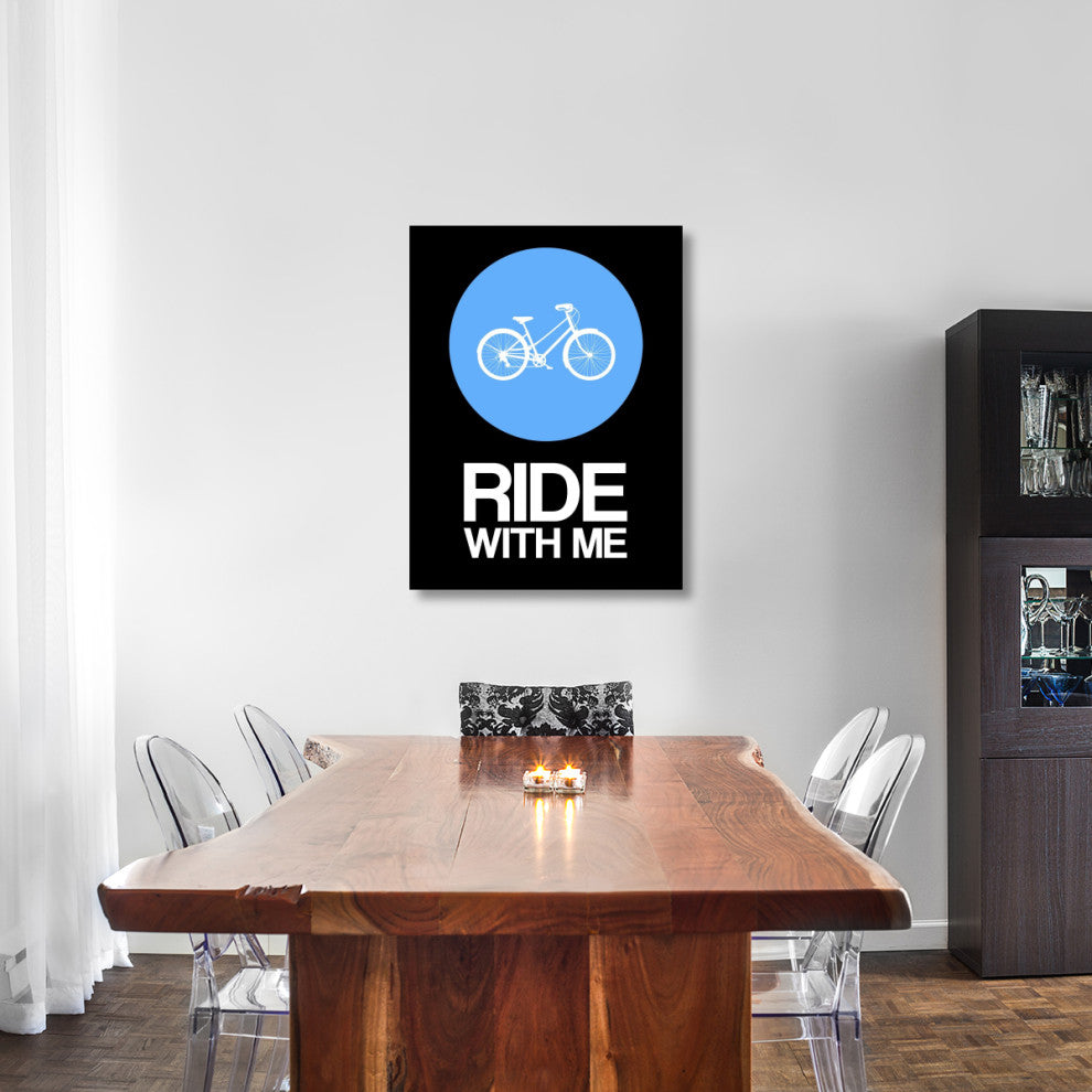 "Ride With Me Circle Poster 2" Fine Art Print