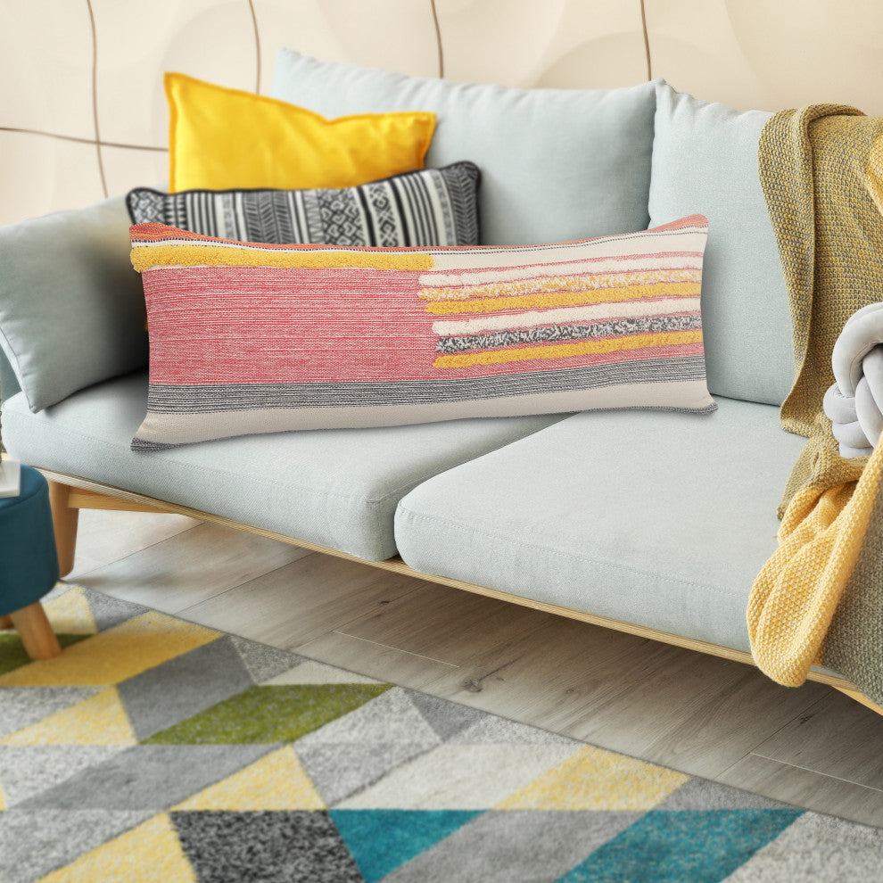 Multi-Lined Throw Pillow