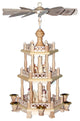 Richard Glaesser 3-Tier Pyramid With Snowmen and Deer