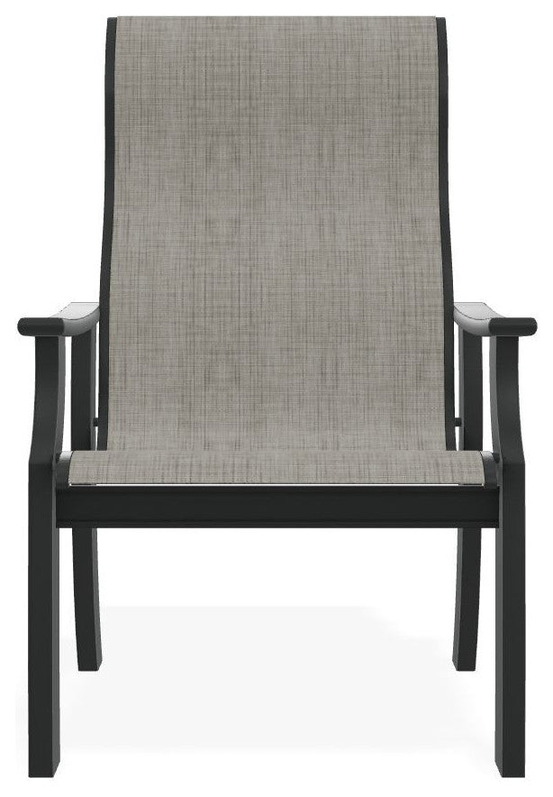 St. Catherine Sling Outdoor Armchair, Smoke/Graphite
