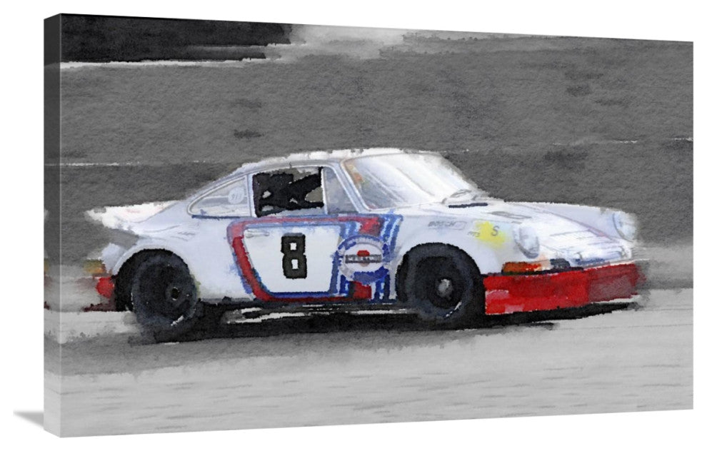 "1973 Porsche 911 Watercolor" Fine Art Print