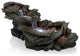 60" Long 3-Tier Rainforest Rock River Hand-Painted Fountain with LED Lights