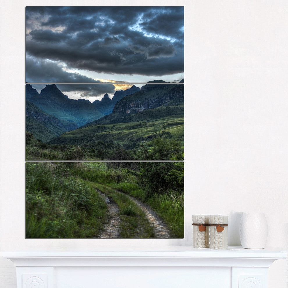 "Giants Castle Hills" Photography Metal Wall Art, 3 Panels, 28"x36"