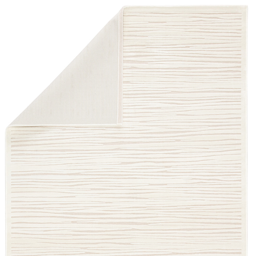 Jaipur Living Linea Abstract White Area Rug, 7'6"x9'6"