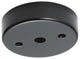 Mini Canopy For 1 Low Voltage Pendant 12V with Transformer, Black Finish