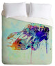Deny Designs Naxart Corvette Watercolor Duvet Cover - Lightweight