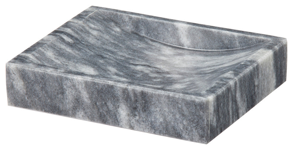 Myrtus Collection Cloud Gray Marble Soap Dish