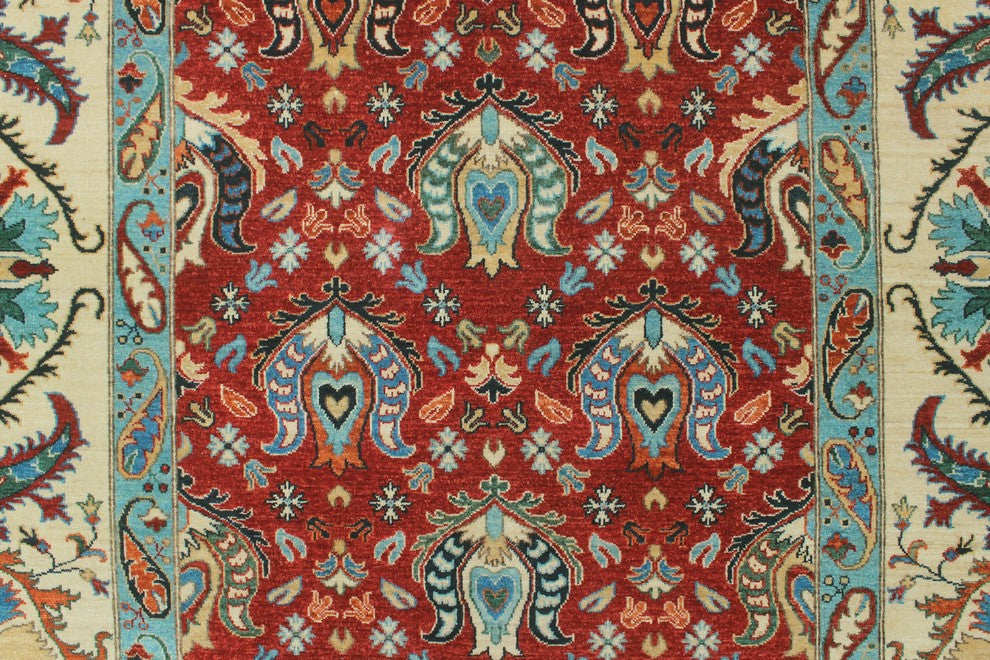 Aria Fine Chobi Jonathan Red Rug
