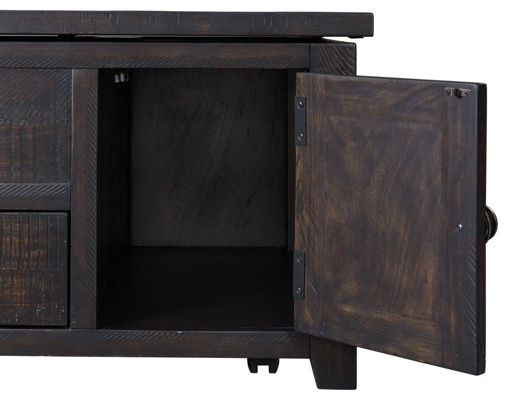 Picket House Furnishings Kahlil 2-Drawer Coffee Table With Lift Top