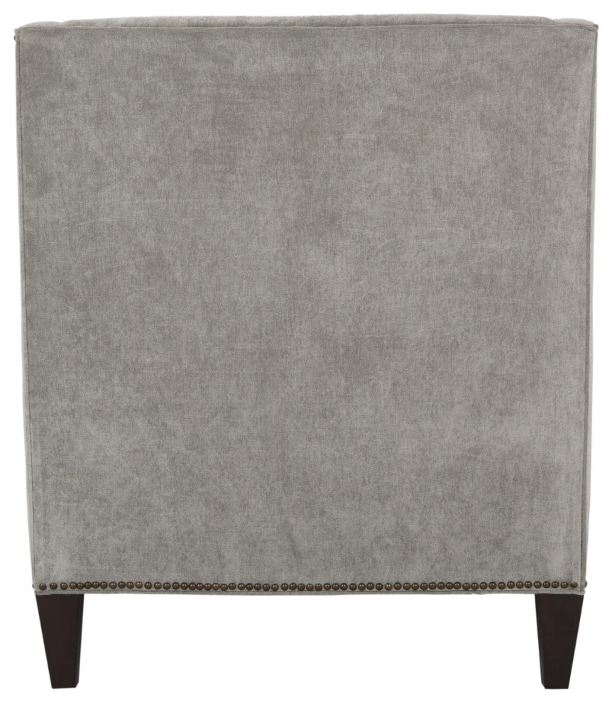 Safavieh Couture Vitali Studded Chaise, Grey