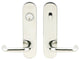 Munich Lever, Tubular Entry, Single Cylinder, LH, Polished Stainless Steel