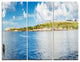 "The Bay of Havana Panorama" Photo Metal Wall Art, 3 Panels, 36"x28"