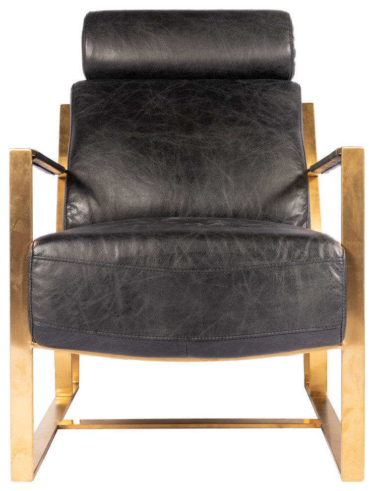 Paradiso Chair Onyx Black Leather
