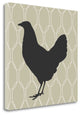 "Cluck - Cluck" By Sabine Berg,Ready to Hang Giclee Print on Gallery Wrap Canvas