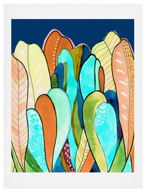 Deny Designs Cayenablanca Caribbean Seaweeds Art Print
