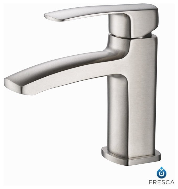 Torino 96" Espresso Modern Double Sink Bathroom Vanity, Faucet FFT9161BN