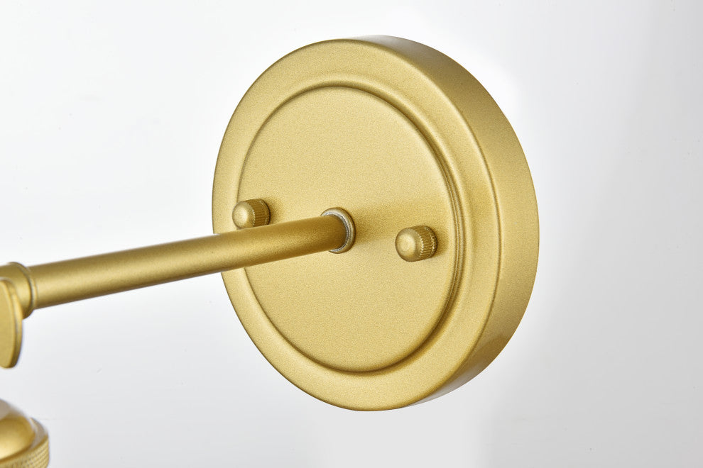 1 Light Brass Bath Sconce