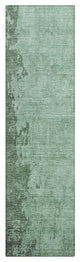 Machine Washable Indoor/Outdoor Chantille ACN1912 Teal 2'3" x 7'6" Runner Rug