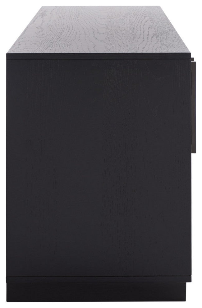 Safavieh Couture Mallory 4 Door Media Stand, Black