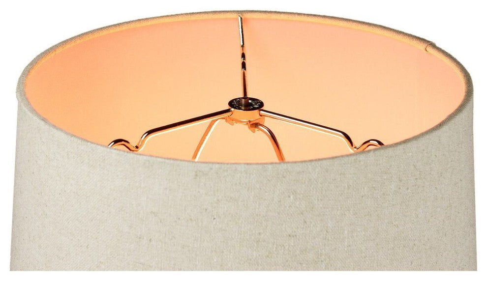 1 Light Swag Plug-In Pendant 14"w White Shade, 17' White Cord