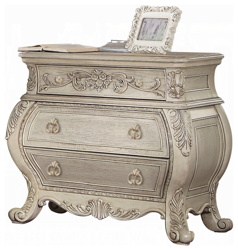 ACME Ragenardus Nightstand, Antique White