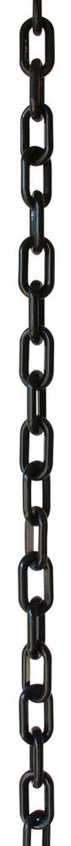 Plastic Standard Link Barrier Chain, Various Finishes, 2 Sizes, Black, U35
